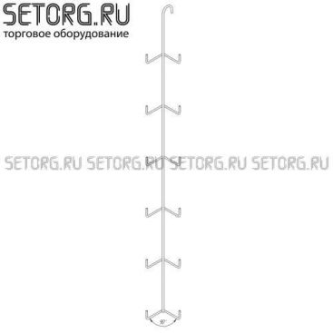 Навеска с крючками двухсторонняя