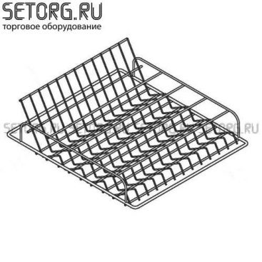 Полки металлосетчатые без креплений | Торговое оборудования из проволоки | SeTorg.RU