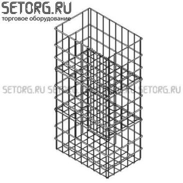 Стеллажи составные из стальной сетки | Торговое оборудования из проволоки | SeTorg.RU