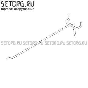 Штыревой крючок для перфорации | Торговое оборудования из проволоки | SeTorg.RU
