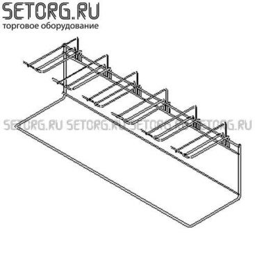 Настольный торговый дисплей с крючками | Торговое оборудования из проволоки | SeTorg.RU
