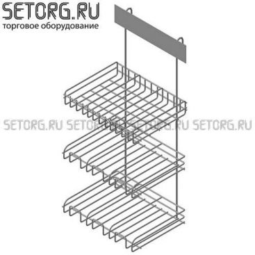 Дисплей настольный с полками | Торговое оборудования из проволоки | SeTorg.RU