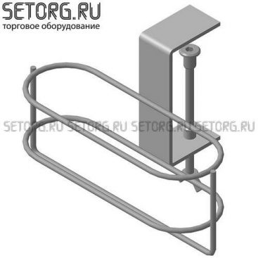 Дисплей навесной со струбциной для банок | Торговое оборудования из проволоки | SeTorg.RU