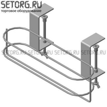 Дисплей навесной со струбциной для бутылок | Торговое оборудования из проволоки | SeTorg.RU