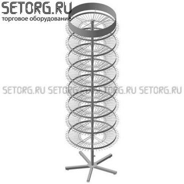 Торговая стойка для ниток, пряжи и мулине | Торговое оборудования из проволоки | SeTorg.RU