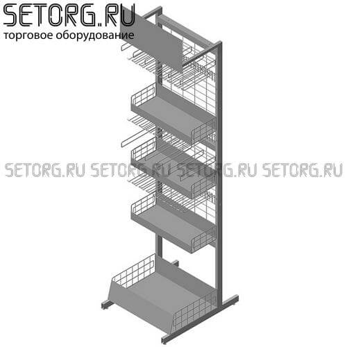 Торговая стойка для стройматериалов | Торговое оборудования из проволоки | SeTorg.RU