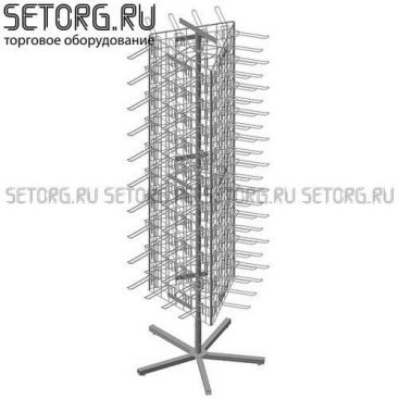Торговая стойка вращающаяся | Торговое оборудования из проволоки | SeTorg.RU